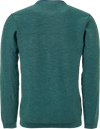 No Excess Sweatshirt Crew Neck 100% Knitted Cotton - Pacific