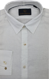 Cutler & Co Blake Linen Long Sleeve Shirt - White